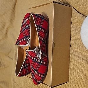 Plaid Jcrew Factory Loafers